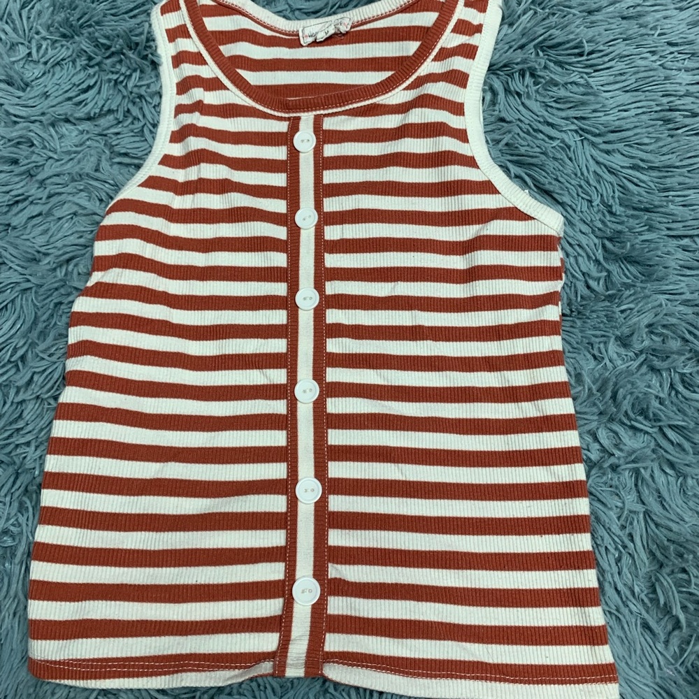 Heart & Hips Girls stripped tank top